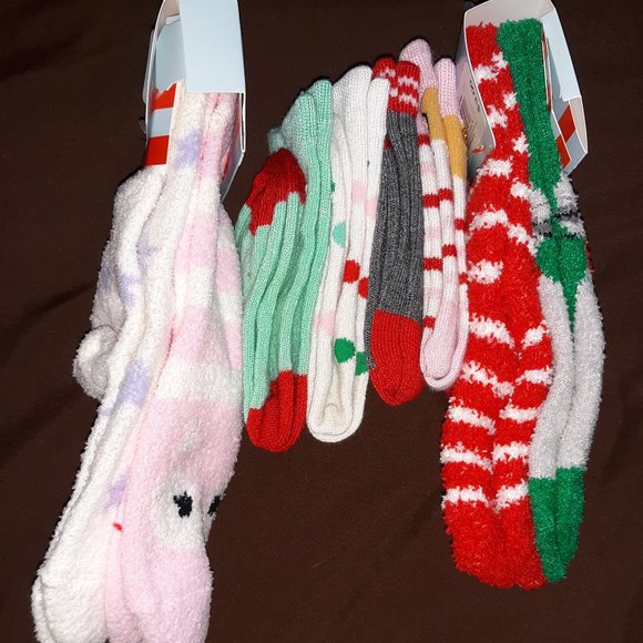 8 New Pairs Girls Kids Cat & Jack Socks Size Small - Picture 2 of 2